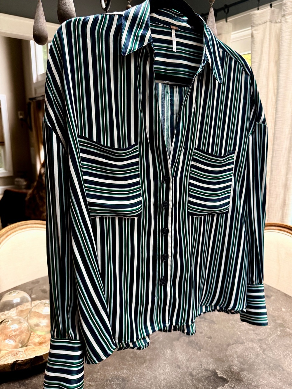 Free People ‘Mad about You’ button down blouse
